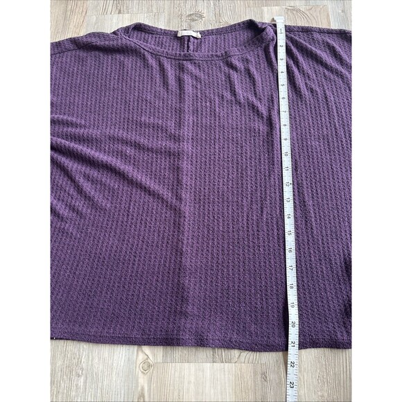 Heimious Made In USA Purple Waffle Shirt Size Medium - Picture 8 of 8